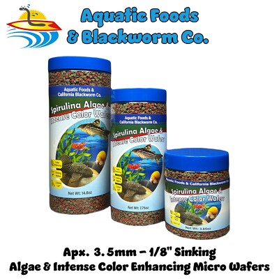 3.5mm Algae & Color Enhancing Sinking Wafer. FREE 12-Type Pellets & 4-Type Wafer