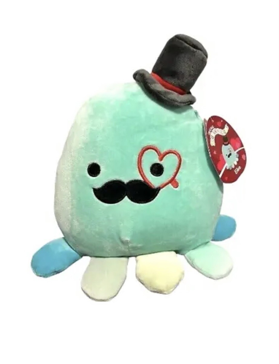 Squishmallows 8' Eiko the Fancy Octopus - Top Hat - Heart