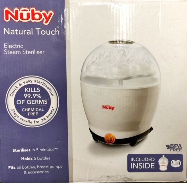 nuby steam steriliser