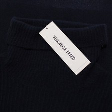 Veronica Beard NWT Jurnee 100 Cashmere Turtleneck Sweater Size XS in Navy Blue