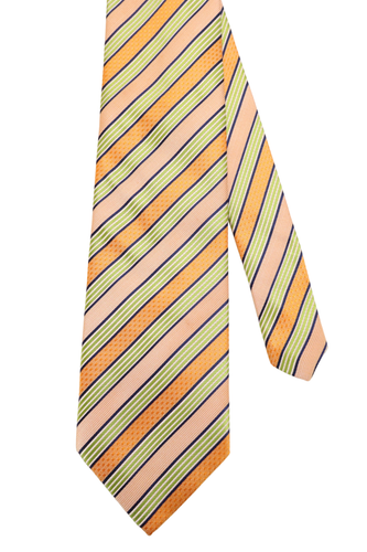 LUCIANO SOPRANI Tie Men's 146 X 9 CM Striped Pattern Colorful Tied Formal - Picture 4 of 8