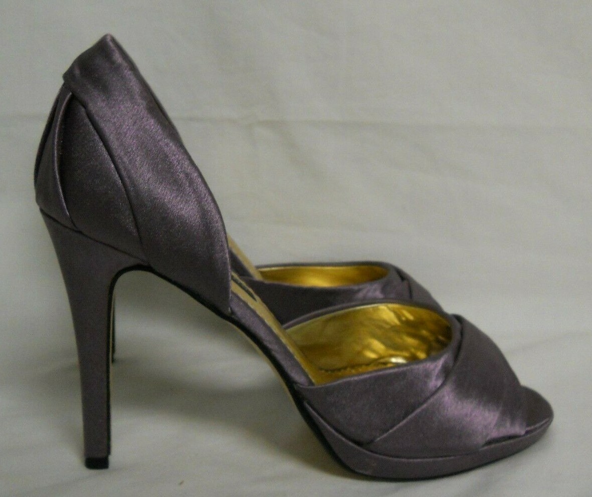 Caparros New Womens Lizzie Nightfall Crepe Open Toe D'Orsay Heels 9 M Shoes NWOB