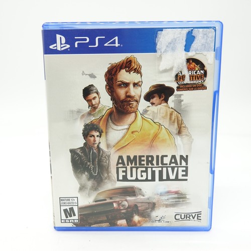 American Fugitive (Sony PlayStation 4 PS4 2021) CIB Curve Tested