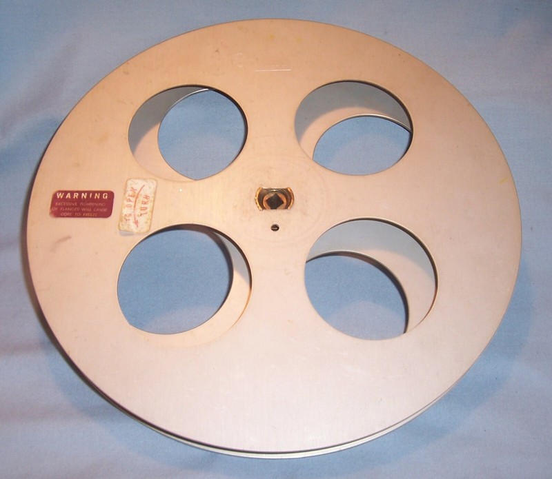 16MM 1200' 11.5" Goldberg Motion Picture Film Movie Projector Take Up SPLIT Reel