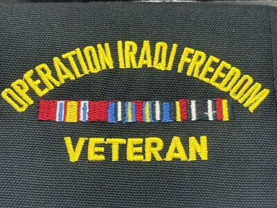 IRAQI VETERAN Deluxe TriFold Wallet Black | Eagle Crest Style 41583 NEW