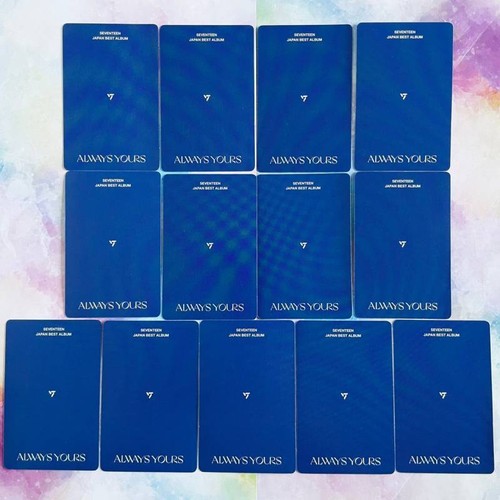 SEVENTEEN ALWAYS YOURS JAPAN BEST ALBUM Photo Card Carat Ver. Limited PC - Picture 44 of 45