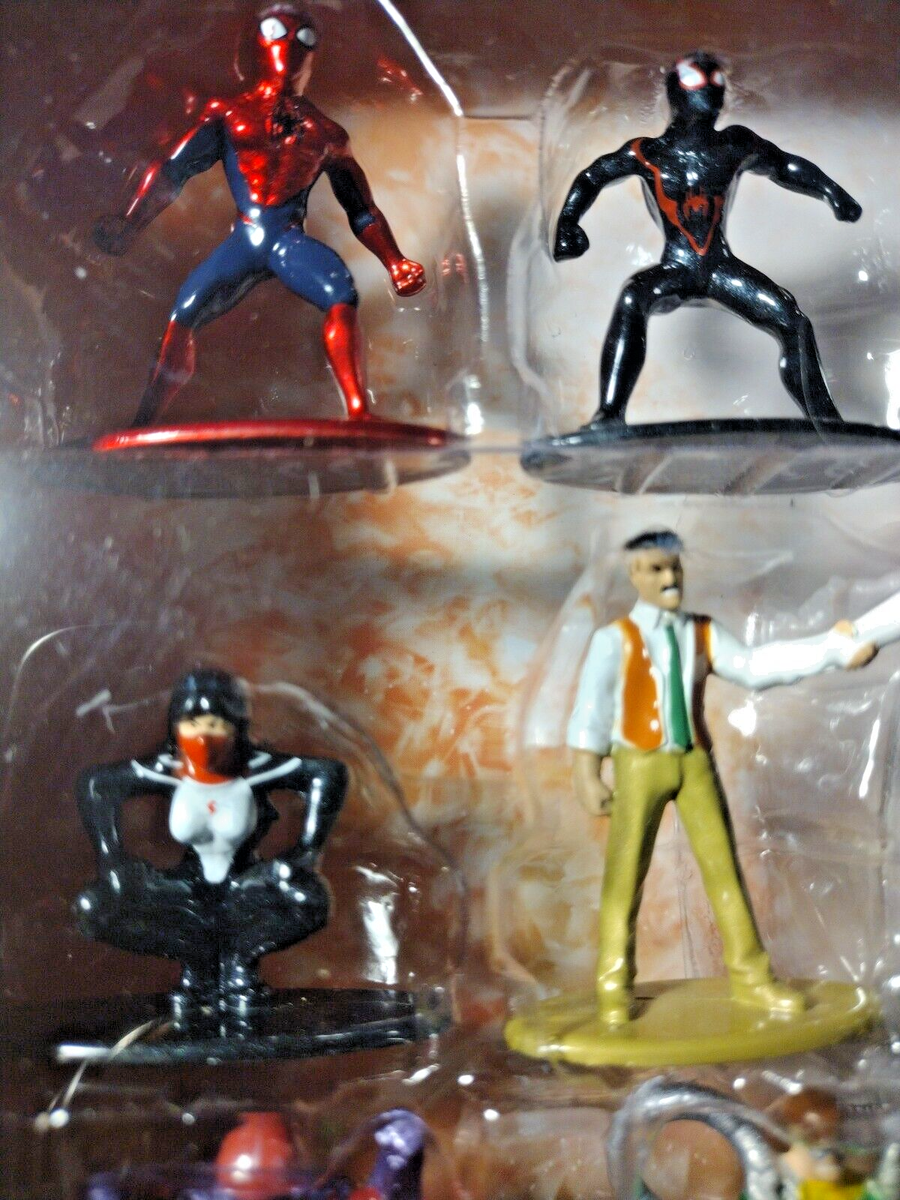 Spider-Man Jada Nano MetalFigs Mini Die-Cast Metal Set of 18