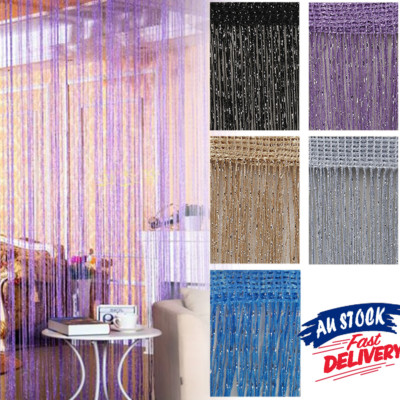 Tassel Decoration Door Curtain Bead String Fly Screen Panel Room Divider  1-3pc