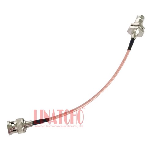 Câble cavalier connecteur femelle étanche BNC mâle vers cloison 15 cm RG316 coaxial BNC - Photo 8/10