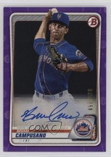 2020 Bowman Prospects Auto Purple 5/250 Briam Campusano #PA-BC Auto 6o3