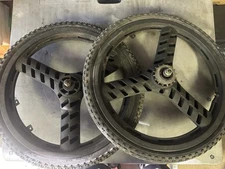 20” ACS Stealth GT Bmx Wheelset Black Old Mid School Bmx Dyno