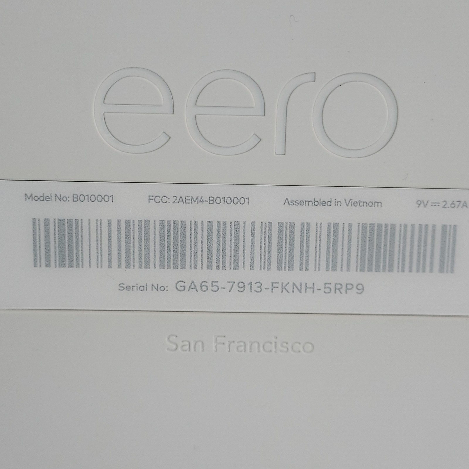 LOT OF 4 Eero Pro 2nd Generation B010001 AC Mesh Routers - Tested & Working! 