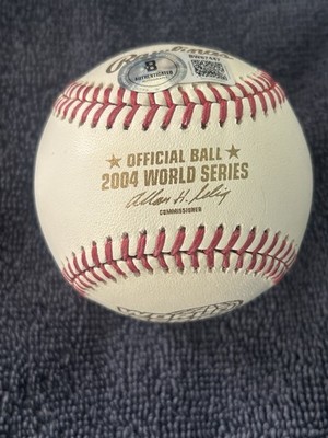 Curt Schilling サイン入り 2004年WS公式ボール CURT SCHILLING SIGNED 2004 WS CHAMPS 2004 WORLD SERIES BASEBALL