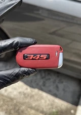 RED 345 CHALLENGER CHARGER KEY FOB WITH LOGO (SHELL ONLY!!!)