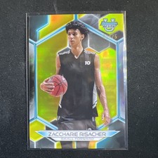 Zaccharie Risacher 2023-24 Bowman Chrome Best University Yellow Refractor #/75