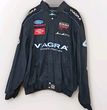 NASCAR Winston Cup Roush Racing JH Design Mens XXL Jacket Mark Martin Viagra Blk