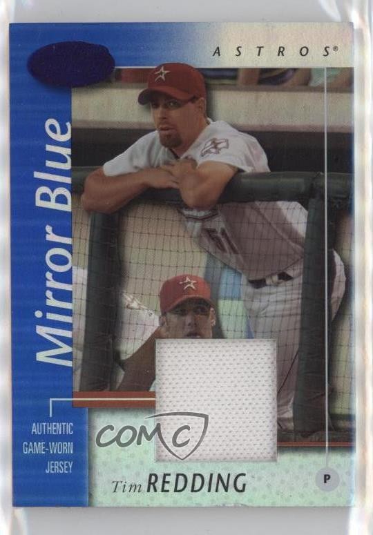 2002 Leaf Certified Mirror Blue Materials 7/75 Tim Redding #51 11pj