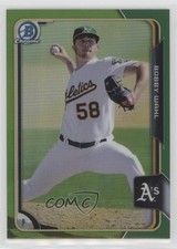 2015 Bowman Chrome Prospects Green Refractor 30/99 Bobby Wahl #BCP172 fm0
