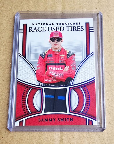 2024 NATIONAL TREASURES NASCAR SAMMY SMITH RACE USED TIRES RARE #/75