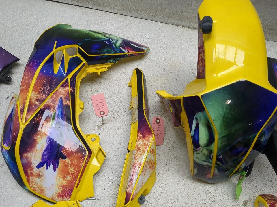 Juego de paneles de cubierta de carenado Kawasaki BR125 Z125 Pro 17-23 kit de gráficos de repuesto Foto 2 de 4