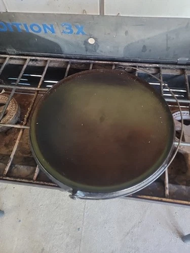 Griswold Cast Iron #14 Large Logo Bailed Griddle Wire Handle #618