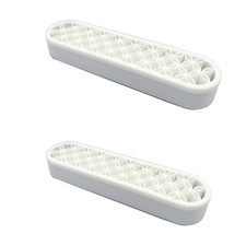 2 PCS Silicone Make up Brush Holder Cosmetic Storage Box Desktop Organizers W...