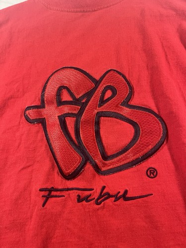 T-shirt vintage FUBU Sports XL rossa la collezione - Foto 2 di 7