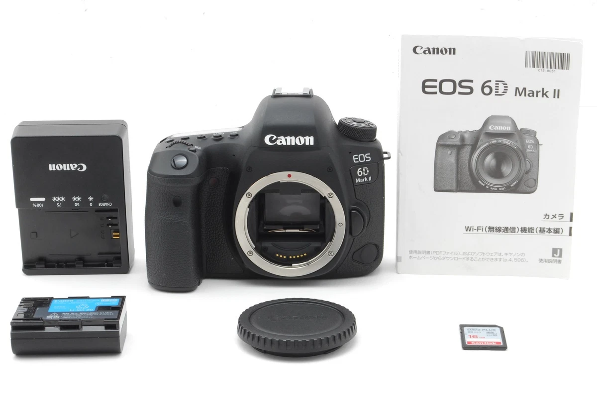 Canon EOS 6D Mark II Digital Cameras with Interchangeable Lenses