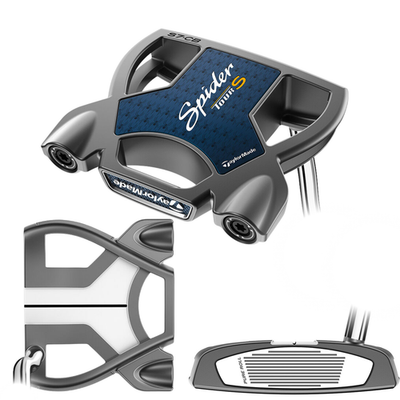 NEW Left Handed TaylorMade Spider Tour S Putter, Double Bend, 36in