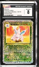 CGC 8 Nidorino 56/110 Legendary Collection) Reverse Holo Pokemon Card