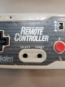 Nintendo NES Acclaim Wireless Infrared Remote Turbo Controller Tested Works 