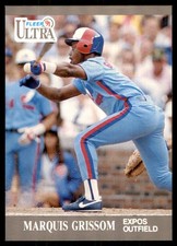 Marquis Grissom 1991 Ultra #204 Expos MLB READ FREE SHIPPING AutographDen