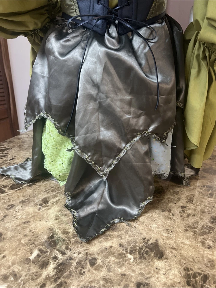 Falda de hadas renacentista hecha a mano disfraz talla mediana nueva Foto 3 de 4