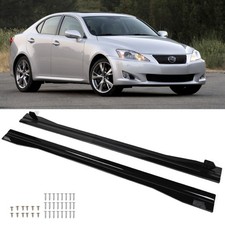 For Lexus Is250 Is350 2006-24 Side Skirt Splitter Spoiler Extension Gloss Black For Lexus Is250 Is350 2006-24 Side Skirt Splitter Spoiler Extension Gloss Black