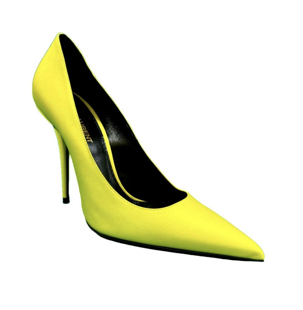 YSL Saint Laurent décolleté Marilyn 110 stile: 711264 taglia EU 37 5 UK 4 5 giallo