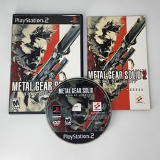Metal Gear Solid 2 Sons of Liberty PS2 PlayStation 2 Complete CIB w/ Reg Card