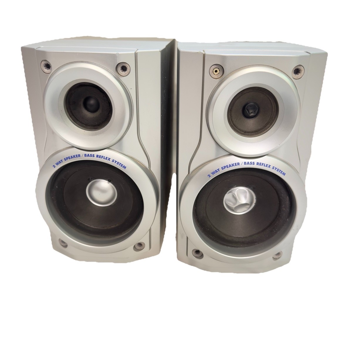 PIONEER PP CONE WOOFER/BASS REFLEX 2個セット Panasonic SB-PM11 2-Way Bass Reflex Speakers Set Of 2 Tested Works