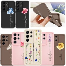 Customized Floral Strong TPU Phone Cover Case For Samsung Galaxy A17/A36/S25/S26