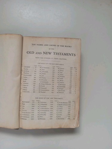 VINTAGE 1943 GIDEONS DIE HEILIGE BIBEL (IN SCHLECHTEM ZUSTAND SIEHE FOTOS) - Bild 10 von 23