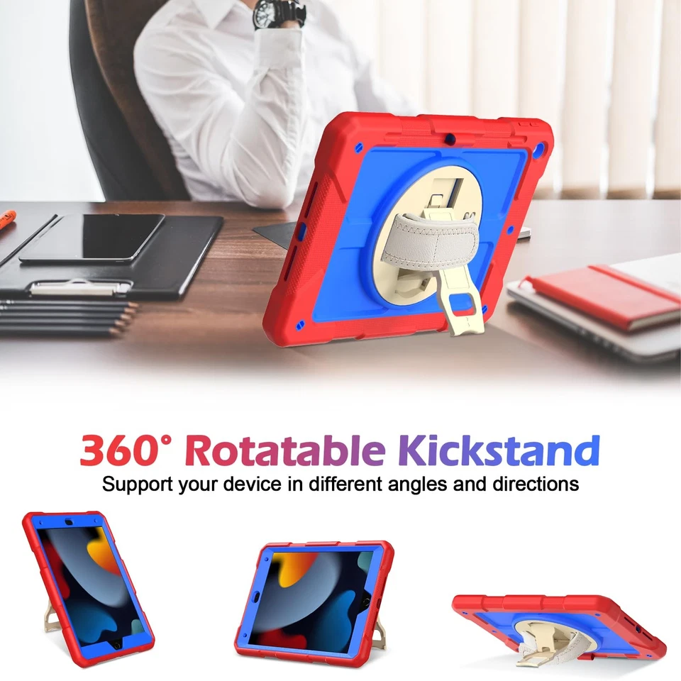 Capa para iPad 9ª/8ª/7ª Geração 10,2 Polegadas (2021/2020/2019) [ShoulderStra... - Imagem 2 de 4