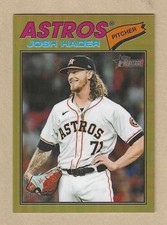2026 Topps Heritage Josh Hader #9 GOLD Chrome Refractor #/50 Astros