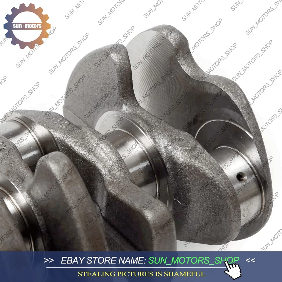 Cigüeñal motor OEM nuevo para VW Golf GTI R Audi S3 A4 Q5 A5 CNC CHH CJX 2.0 TSI Foto 3 de 4