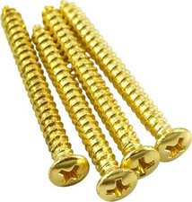 WD Neck Screw For Fender Style Guitars And Basses Gold 4