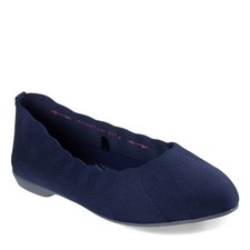 Women's Skechers, Cleo Style Flat 159273-NVY Navy FABRIC