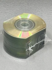 NEW 25 RITEK 61MM BUSINESS CARD BLANK CD-R, 50MB, 24X, 2.5” x 3.25” - FAST SHIP