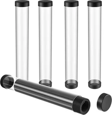 Barydat 4 Pcs Playmat Tube Round TCG Artwork 16.14 x 2.36 inches/ 41 x 6 cm 