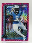 2025 Topps Chrome Football Hot Pink X-Fractor Rico Dowdle #43