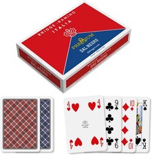 Dal Negro carte ramino Italia, 2 mazzi da 55 carte da gioco poker
