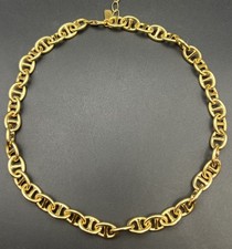 Electric Picks Gold Filled 1/20 14k Wrinkle Mariner Chain Collar Choker Necklace