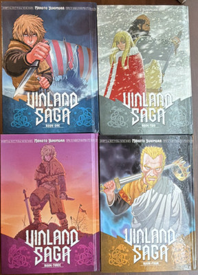 Vinland Saga Manga Hardcover Volumes 1-4 by Makoto Yukimura Kodansha Comics
